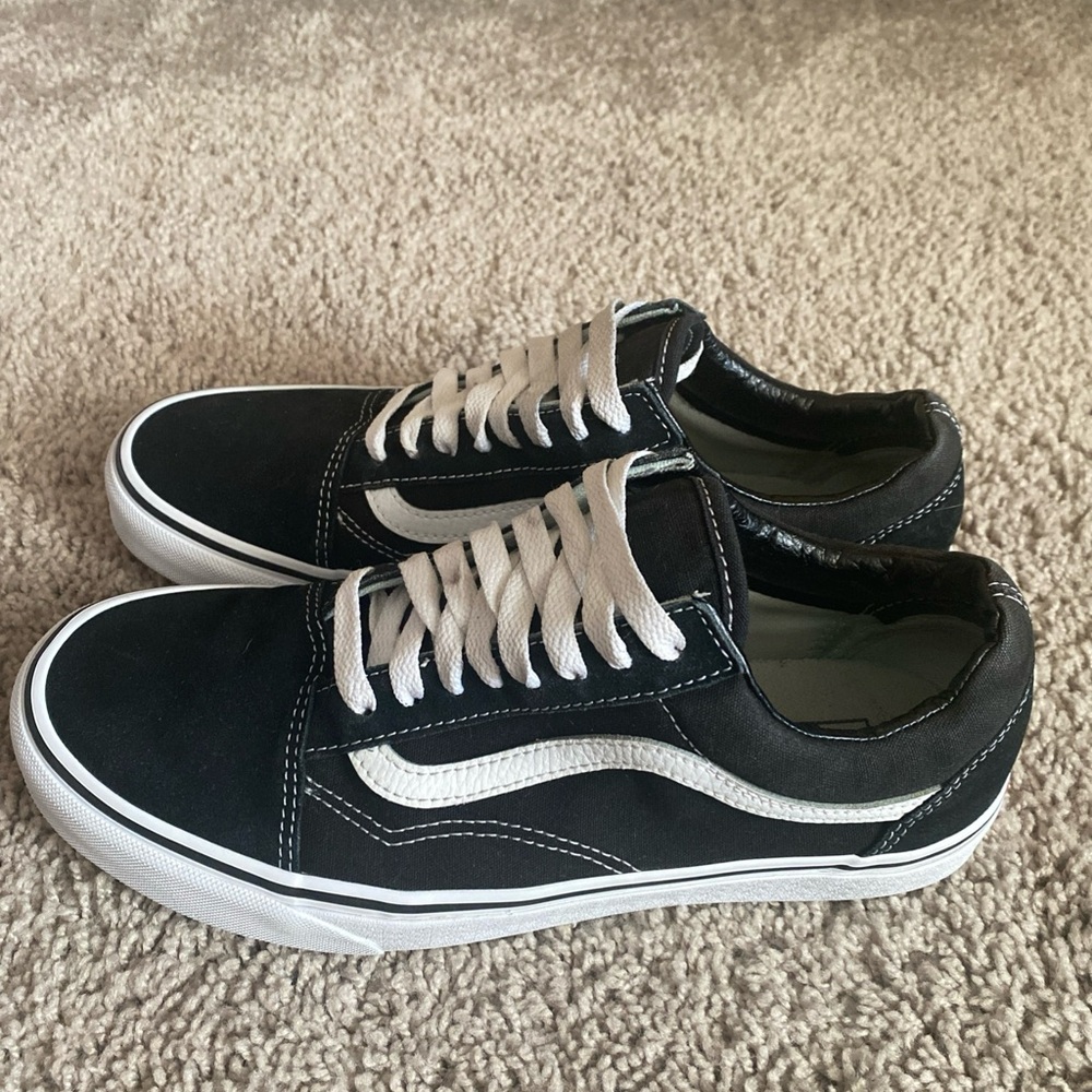 ❤️SOLD@mercari❤️Vans off the wall Oldskool sk8 Black and White suede Sneakers - Picture 3 of 17
